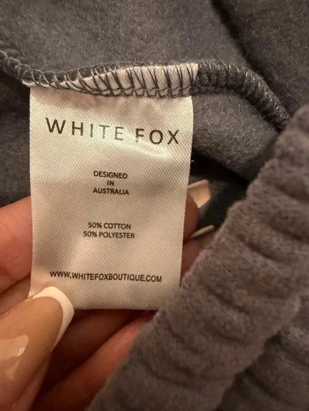 White Fox Boutique Core Classic Sweatpants - Volcanic (Oversized XL) - Picture 8 of 9